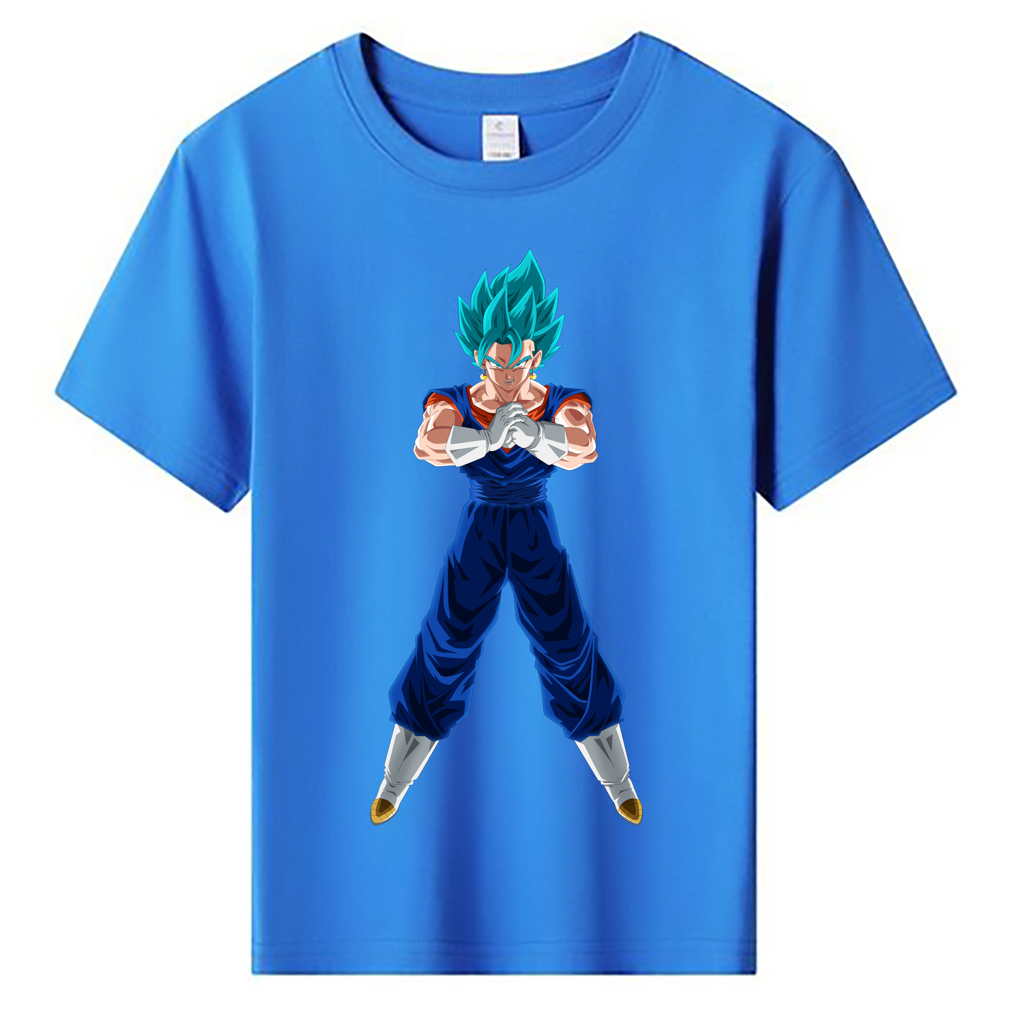 （画像用） ドラゴンボール ベジット DRAGON BALL Vegetto 綿100％キッズTシャツ（フロントプリント）